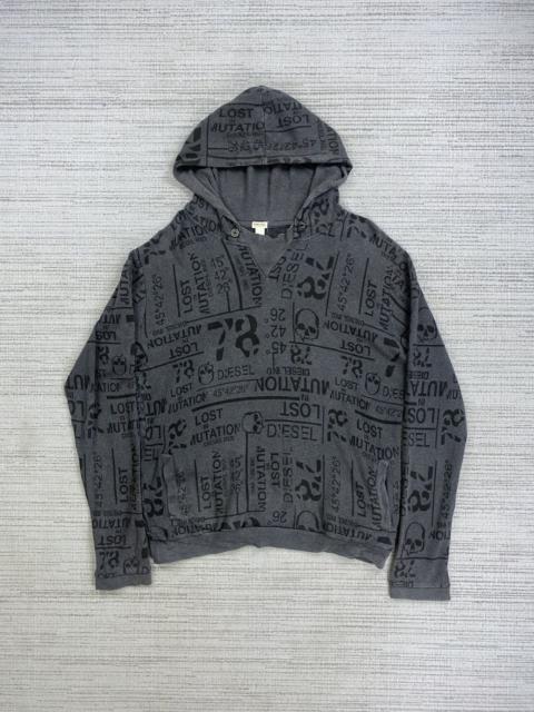 Other Designers Diesel × Japanese Brand - Vintage Diesel Loungewear Full Printed Punk Style Hoodie