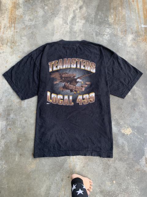 Other Designers Vintage - Vintage 90s Oversized Team Local 439 American Eagle Tshirt