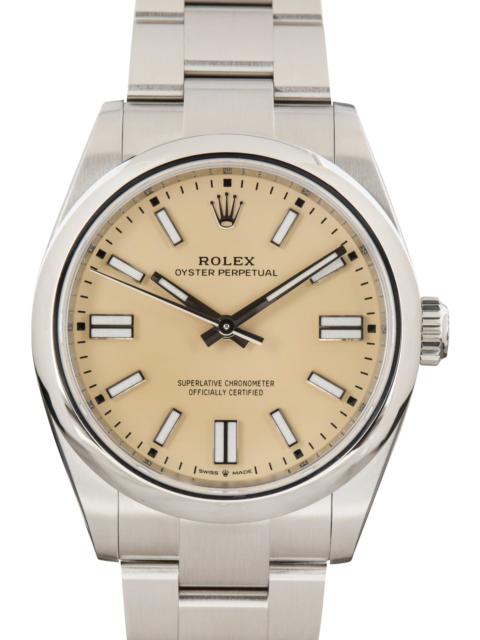 ROLEX Used Rolex Oyster Perpetual 41 Stainless Steel 134300 Beige Dial