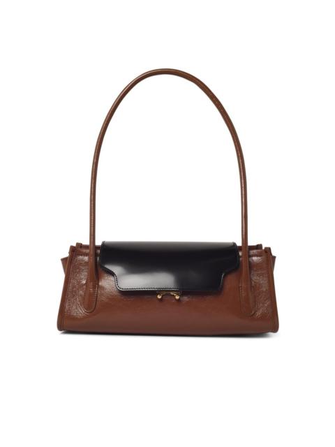 Marni Marni TRUNKETTE Brown and Black Leather Bag
