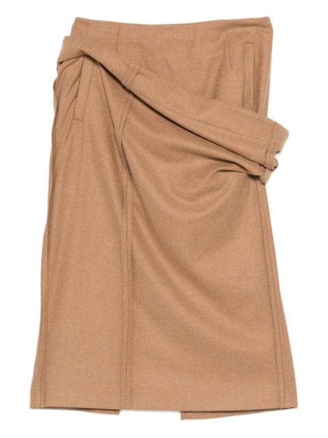 The Garment The Garment Draped Layered Midi Skirt