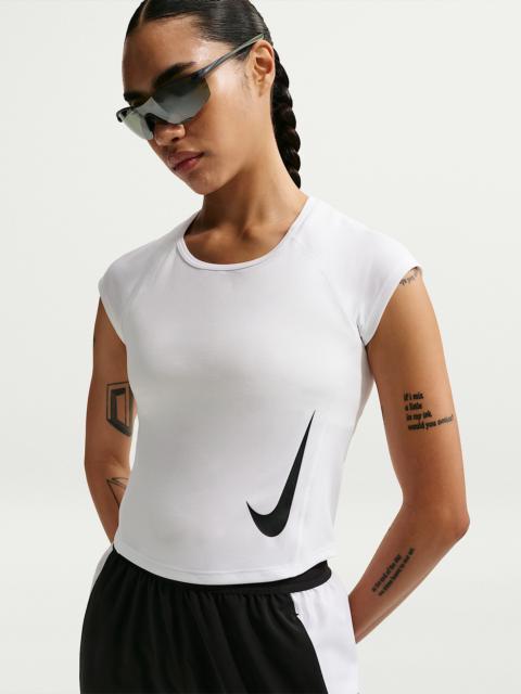 Nike Nike Tempo Swoosh Women's Dri-FIT Cap-Sleeve Running Top