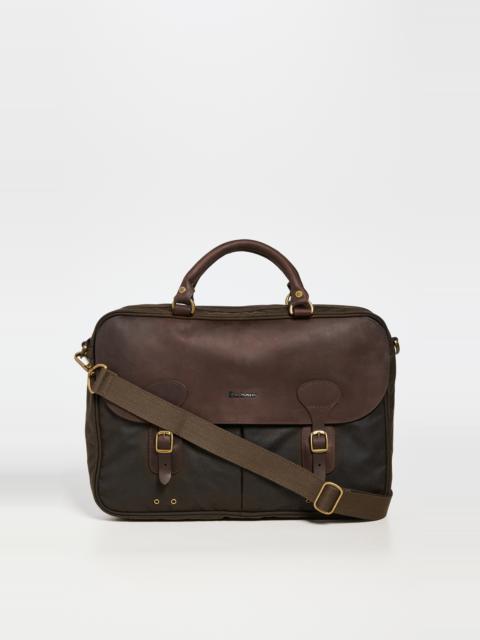 Barbour Barbour Wax Leather Briefcase