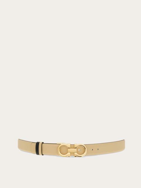 FERRAGAMO Adjustable and reversible Gancini belt