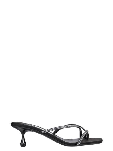 JIMMY CHOO Etana 50 Mule - Black Smoke