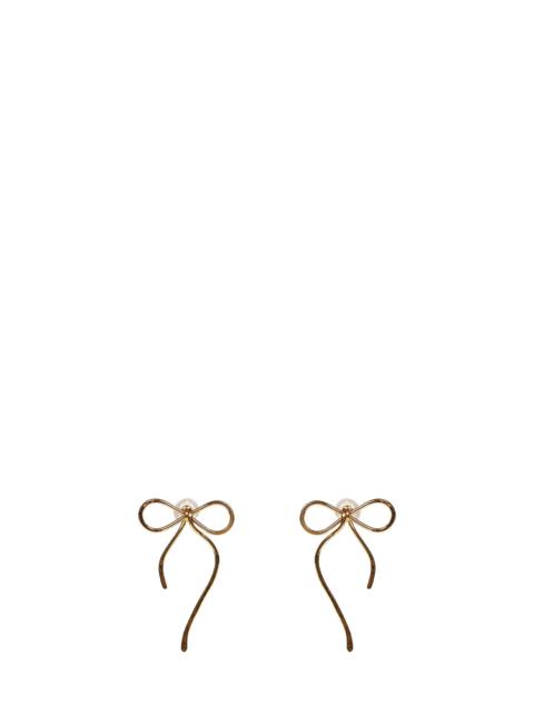 Marni Marni Women Gold Bow Stud Earrings