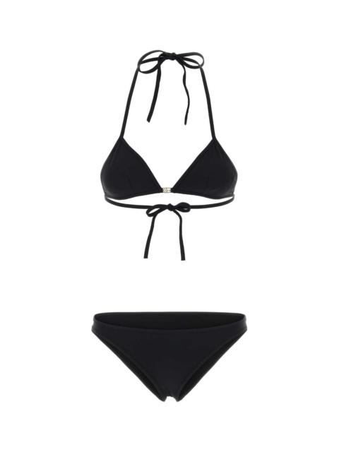 GUCCI Gucci Women Black Stretch Nylon Bikini
