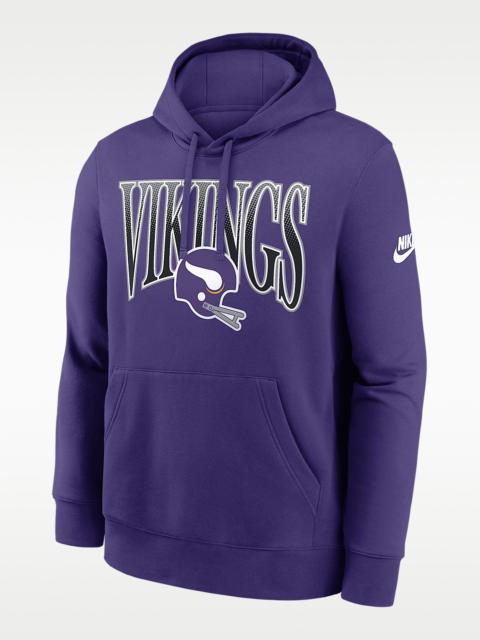 Nike Minnesota Vikings Rewind Club Men's Nike NFL Pullover Hoodie