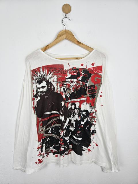Other Designers Vintage - Vintage GBH Punk Seditionaries Muslin UK Subs shirt