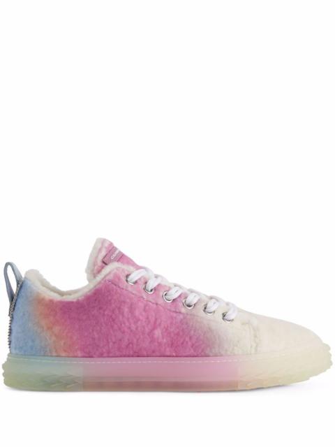 Giuseppe Zanotti Blabber textured ombre sneakers