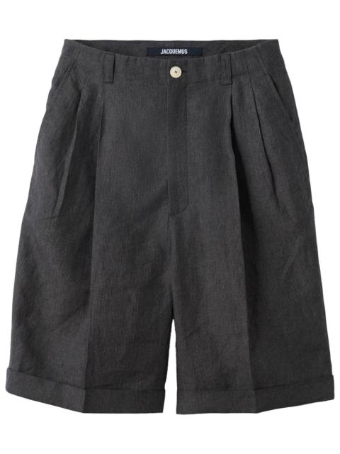 JACQUEMUS Jacquemus Men Le Short Pastro In Linen