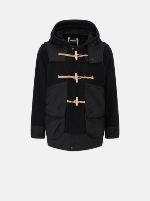 GLOVERALL Men's Gloverall x Norbit Mid-Length Monty Duffle Coat Dark Navy