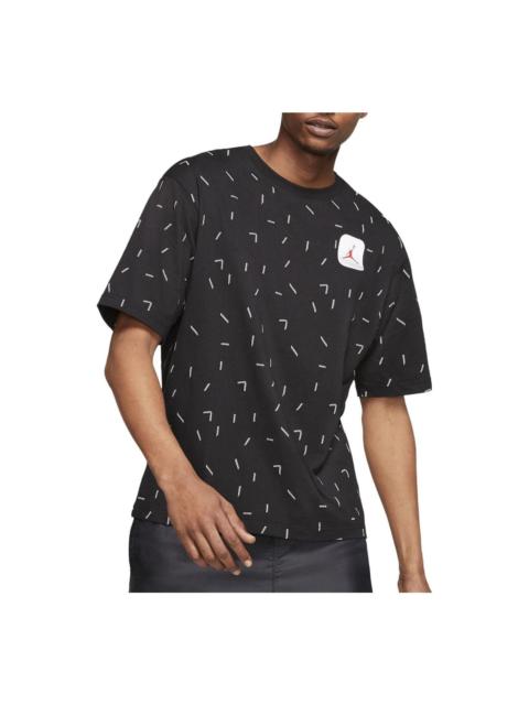 Jordan Air Jordan Legacy AJ5 AOP Short Sleeve T-Shirt 'Black' CW7101-010