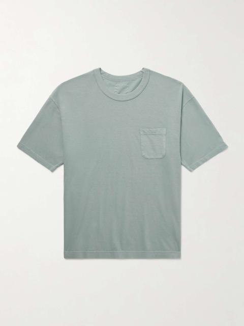 Jumbo Garment-Dyed Cotton-Blend Jersey T-Shirt