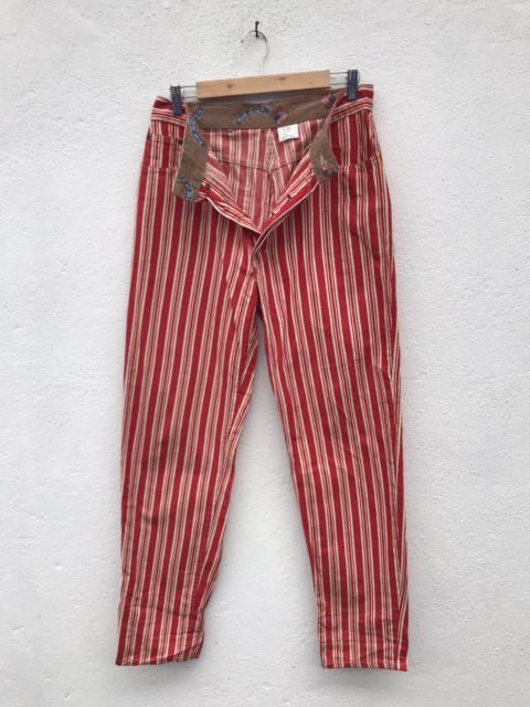 Other Designers Designer - Made in France Ventilo Blue Jean Striped Pants