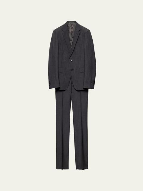 Prada Men's Mohair-Wool Solid Suit