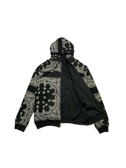 Other Designers Japanese Brand - ID Indoor Original Reversible Bandana Zipper Hoodie Jacket