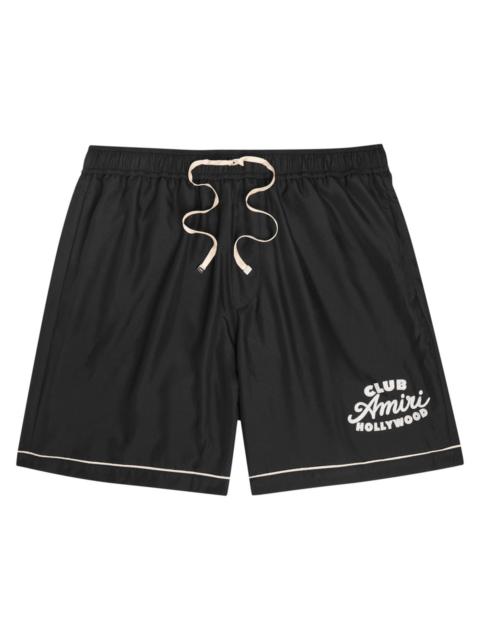 AMIRI Amiri Club Amiri Embroidered Modal-blend Shorts