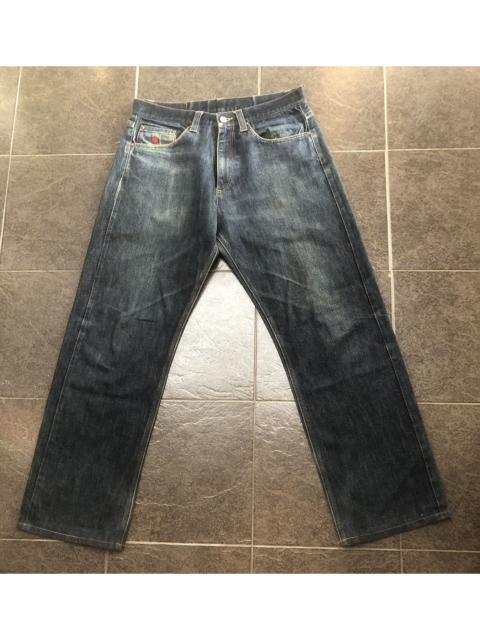 Other Designers NBBK JAPANESE BRAND INDIGO WASHED SELVEDGE DENIM