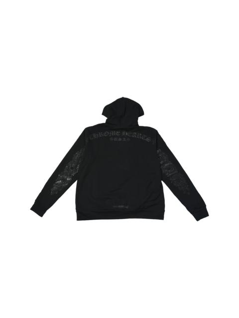 Chrome Hearts Chrome Hearts Online Exclusive Tonal Horseshoe Logo Hoodie Black