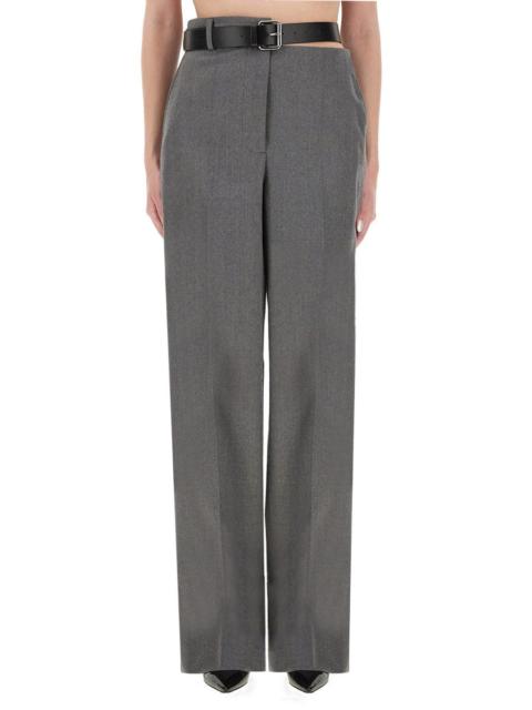 Stella McCartney Stella Mccartney Women Flannel Pants With Belt