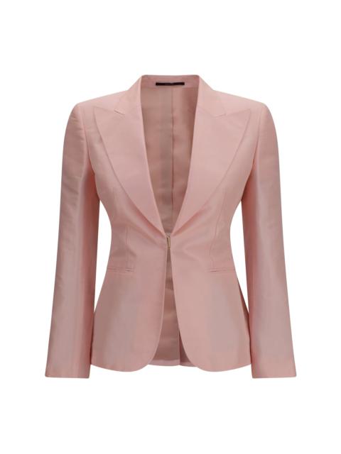 GUCCI Gucci Silk Faille Jacket Hopeful Pink