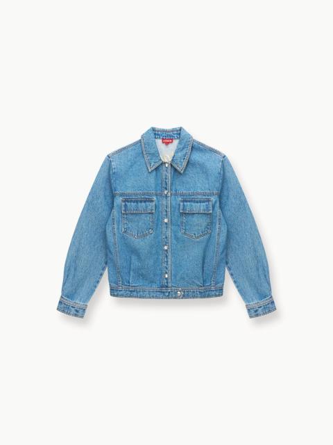 STAUD STAUD CUSTOM CLASSIC OVERSIZED RYAN JACKET | MEDIUM WASH