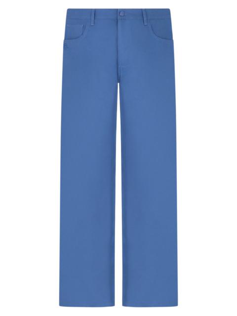 WIDE FIT DENIM WORKWEAR PANTS | BLUE