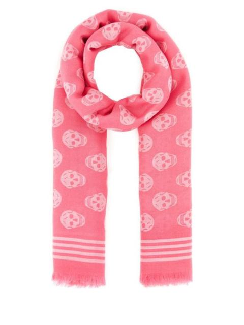 Alexander McQueen ALEXANDER MCQUEEN Printed Wool Scarf