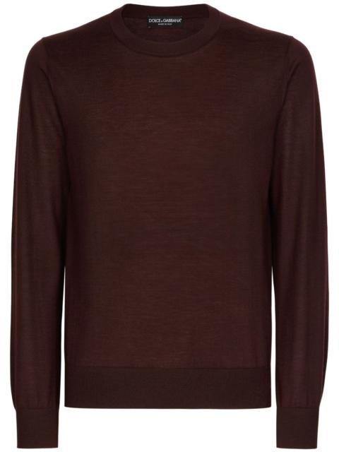Dolce & Gabbana crew-neck cashmere jumper