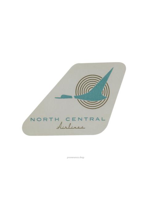 Airline Label Postcard Sticker- NORTH CENTRAL