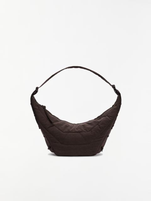 Lemaire Medium Soft Game Bag — Dark Chocolate