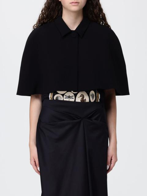 Max Mara Max Mara Women Max Mara Cropped Single-Breasted Cape In Cady
