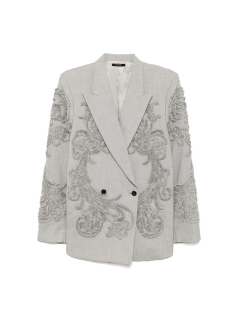 double-breasted blazer