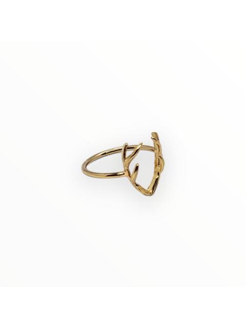 Other Designers mac & lou - Antler golden ring size 6