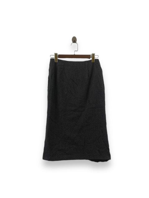 Max Mara MAX MARA Made In ITALY Wool Chain Pleated Plaid Women