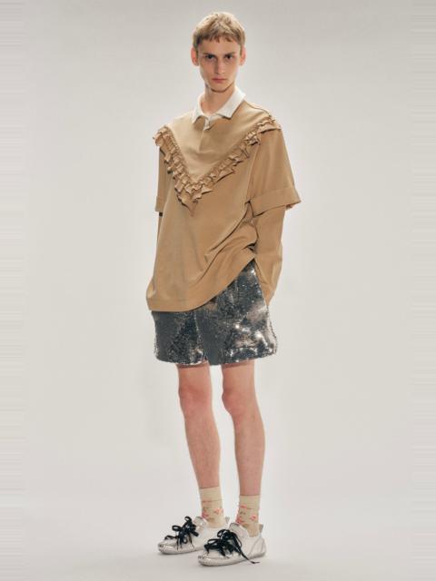 Simone Rocha Ruffle Frill Rugby Shirt