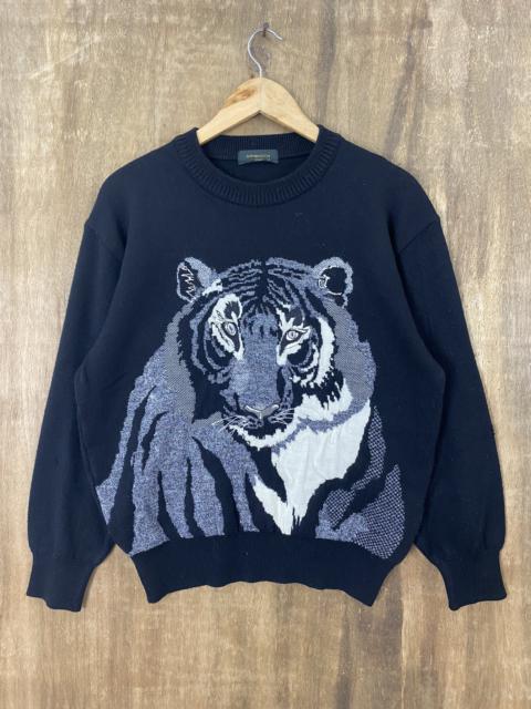 Other Designers Japanese Brand - Artemodena Black Tiger Knit Sweaters #1442