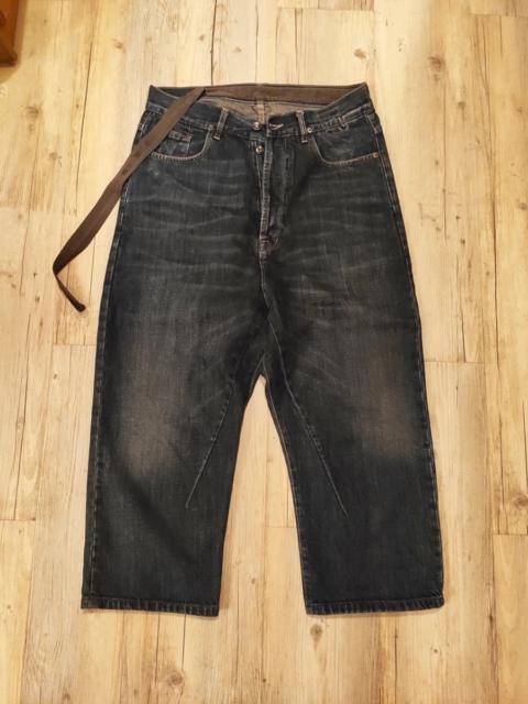 Rick Owens Rare collapse denim pants