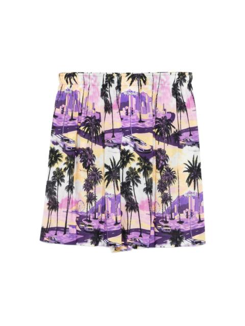 BALENCIAGA Balenciaga Purple Shorts - Bermuda Shorts Men
