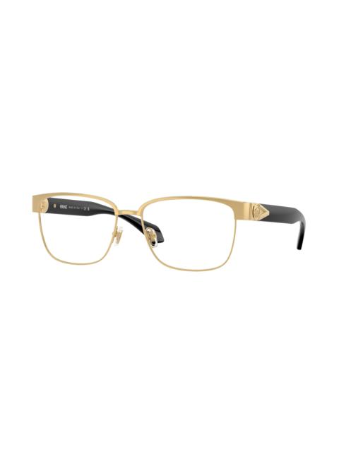 VERSACE Versace Demo Rectangular Men's Eyeglasses VE1306 1002 55