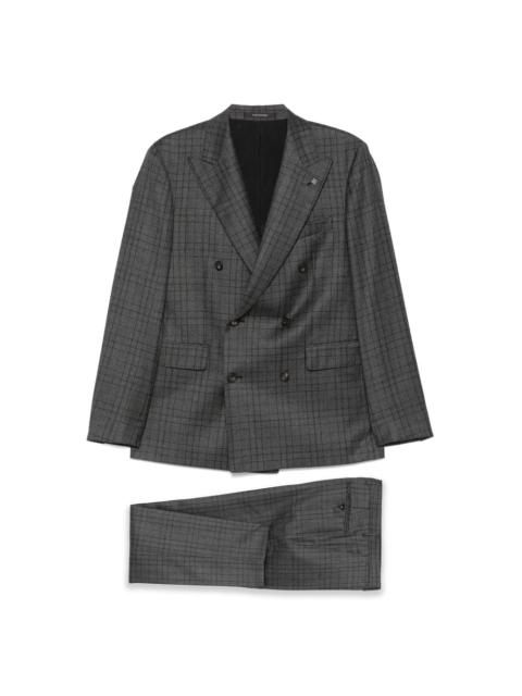 Other Designers TAGLIATORE - Tagliatore Grey Suits - Double  Breasted Suits Men