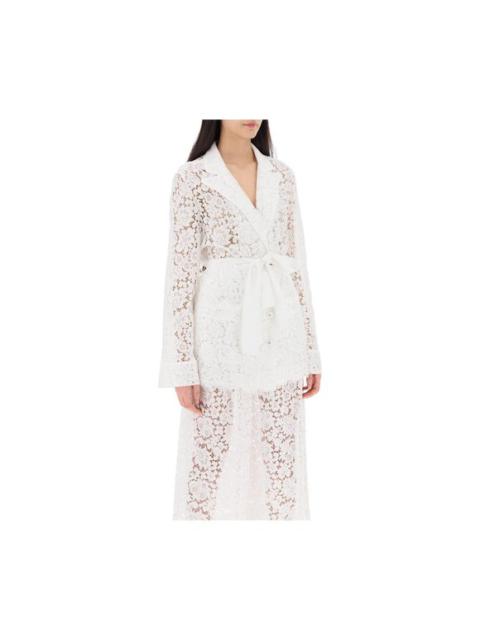 Dolce & Gabbana Dolce & gabbana pajama shirt in cordonnet lace Size EU 42 for Women