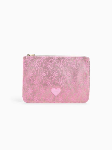 LoveShackFancy STATE x LoveShackFancy Metallic Bow Pouch