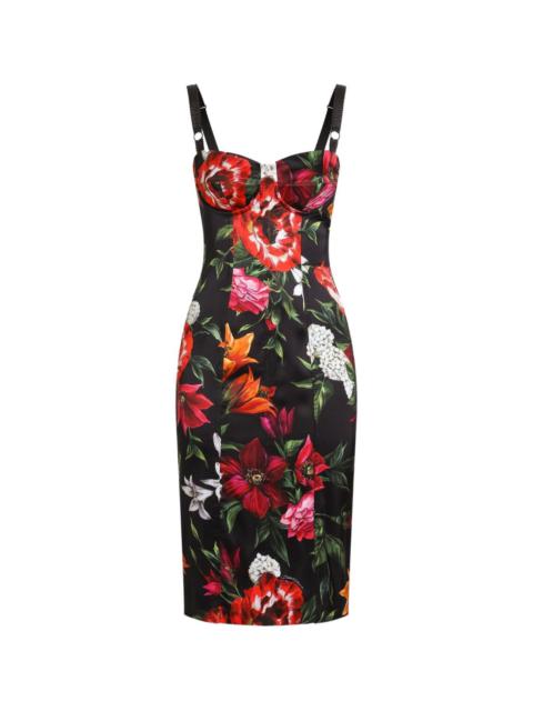 Dolce & Gabbana Satin printed dress
