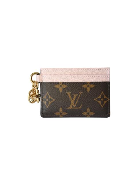 Louis Vuitton Louis Vuitton Monogram Card Holder With Charm Rose Ballerine