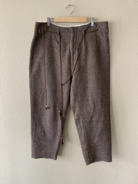 Other Designers Japanese Brand - The sakaki cropped wool pants