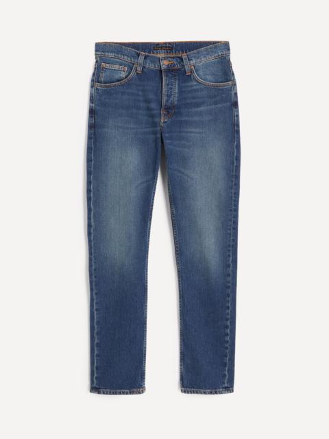 Nudie Jeans Solid Ollie Slim-Fit Jeans in Wild Blue