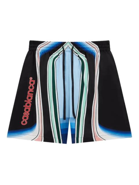CASABLANCA Casablanca Men Graphic Mountain Shorts