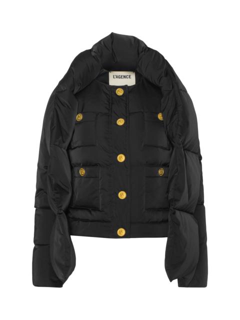 L'AGENCE Juana Scarf Puffer Jacket